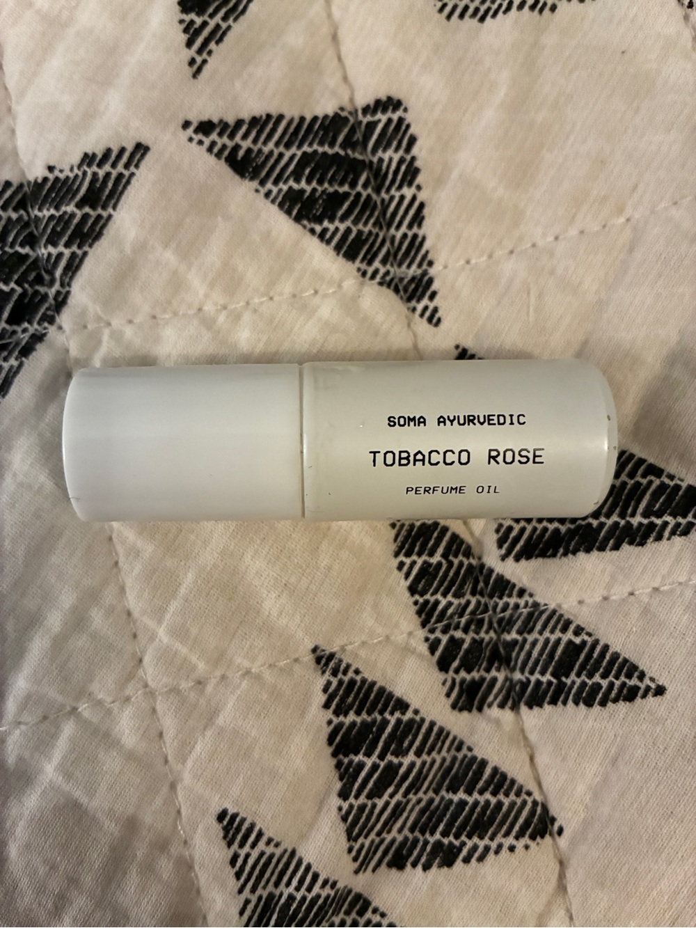 Tobacco Rose Perfume Oil — White Roll-On